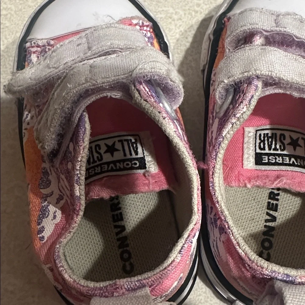 Converse Multicolor Toddler Shoes with Velcro